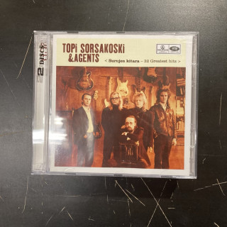 Topi Sorsakoski & Agents - Surujen kitara (32 Greatest Hits) 2CD (VG+-M-/VG+) -iskelmä-